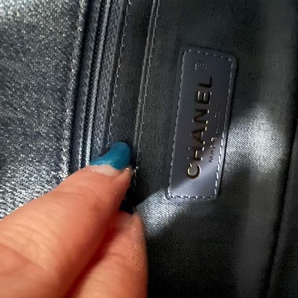 ❌❌❌SOLD❌❌❌Chanel Pearl crush mini rectangular DENIM - Picture 6 of 8
